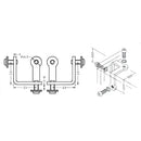 Conector De Vitrinas De 3 Vias.