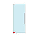 Herraje Inferior (Con Inserto Para Cierrapuertas Carbone), Brillante.