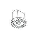 Eje aleman extend. 15 mm