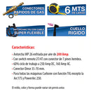 Antorcha Tig WP 26 Cabeza Rigida C/Swich Remoto.Cuerpo Ergonomico Estilo Europeo.Dinse 35Mm6 Mts