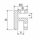 Union Vidrio Vidrio A 90 Grados. Bronce Niquelado Alta Calidad. 10 Años De Garantia