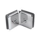 Clip Vidrio-Vidrio 90 Aleacion ZAMAC. Economico Acabado Brillante. Vida Util 2-3 Años