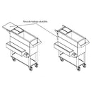 Estacion Coctelera Movil Con Ruedas