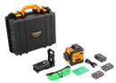 Nivel Laser de linea Luz verde 2D(8 líneas) Distancia 30m