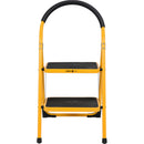 Escalera de 2 escalones de metal. Con goma antideslizante