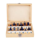 Kit Variado 12 Pcs Puntas De Router Con Vastago De 1/2" Mm