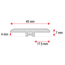 Transición tipo T para piso SPC Roble 2400 mm