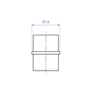 Conector Tubo-Tubo De 42.4Mm.