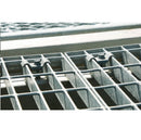 Grapa o fijador tipo A para Rejilla electrosoldada gratin galvanizado para fijar a estructura