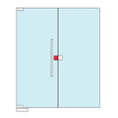 Cerradura Cuadrada Tapa De Acero 304, Cuerpo De Aleacion ZAMAC. Acabado Satinado.