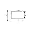 Clip Chico Soporte De Repisas Para Vidrios De 8-3 Mm.Acabado Brillante. (Se Vende Por Unidad)