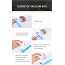 Bolsas empaque al vacío con zipper - 10 Und/ 22x21cm