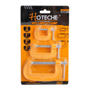 Prensa tipo C Light de 3 Piezas Tamaño: 1",2",3"