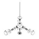 Conector Vidrio-Vidrio 3 Vias 8-10Mm. (Hollo Para Cable) (C-C3200B-02/19).