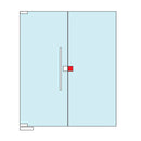 Recibidor De Cerradura Cuadrada Brillante