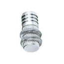 Soporte Cilindrico Con Gomas Para  Repisas De Vitrinas Y Exibiciones. Cromado (Se Vende Por Unidad)