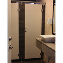 Base Piso Panel Para Divisiones De Bano (12 A 19 Mm). Acero Inox Satinado.