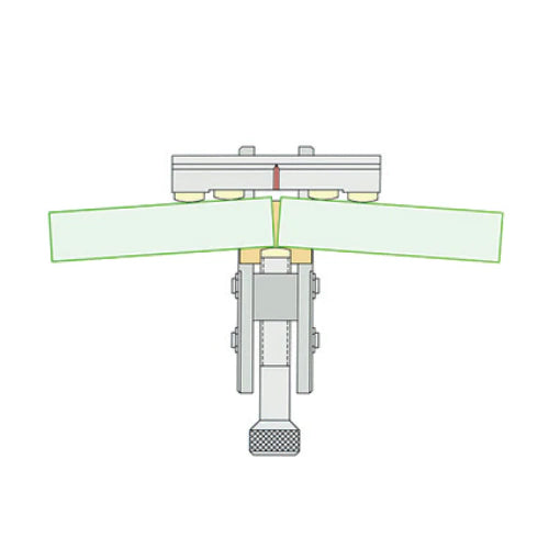 Pinza Para Abrir Cortes En Vidrios En Forma L..