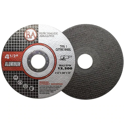 (1PZA) Disco De Corte De Aluminio 4.5" X 0.5" X 0.5"