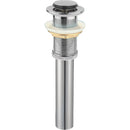 Desagüe De Lavamanos push SIN rebalse CON BOTON con tubo 8" NESSATI