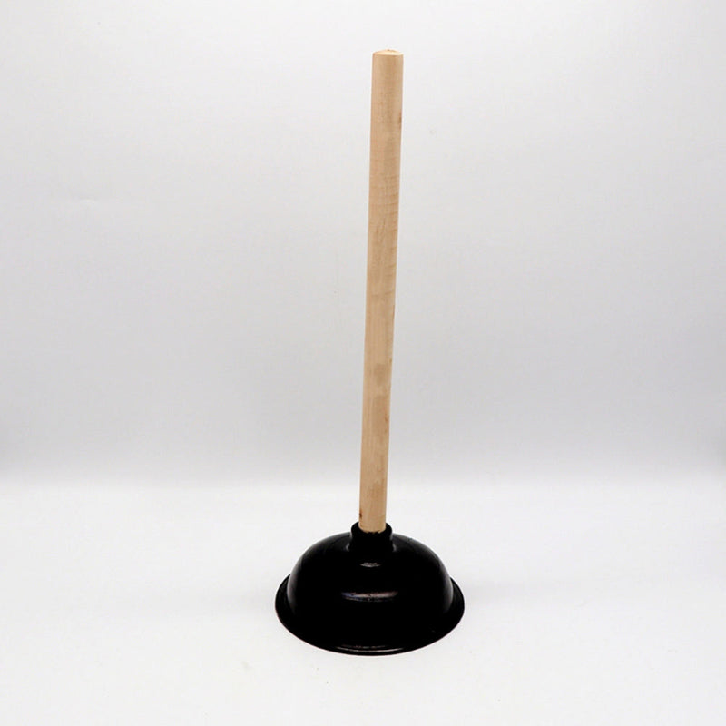 Destapador de inodoro chupón negro de 15 cm. 6" x 16" de alto