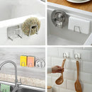 Soporte Para Esponjas O Organizador De Cocina De Acero Inoxidable Con Adhesivo.