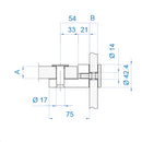 Soporte De Peldaño A Vidrio Quickstair.