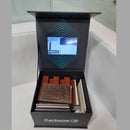 Caja mostrario carbone alternative wall con pantalla de video incluida