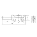 Cierrapuertas Para 65A140cm(15~150Kg).Fuerza EN1~EN6 Variable Con Valv.Funcion Back Check(12Años)
