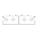 Bisagra Con Guia Sistema Plegable. Satinada Para Vidrios 10-12 Mm