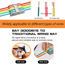 (10 Pzas) Conectores eléctricos de empalme rápido. De 5 vias.