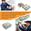 (10 Pzas) Conectores eléctricos de empalme rápido. De 5 vias.