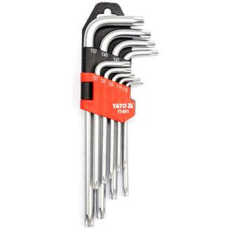 Juego De Llaves Torx De Seguridad (9 Piezas, T10-T50)