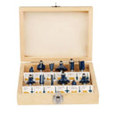 Kit Variado 12 Pcs Puntas De Router Con Vastago De 6 Mm