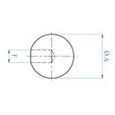 Bolita Para Finales De Tubito, Acero Inoxidable 304, Satinado.
