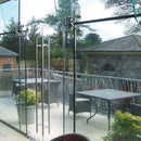 Araña De 4 Vias Con Aleta. No Incluye Pernos. SATINADA 304.