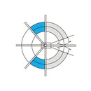 CIERRA PUERTA DE PISO 300 Kg Puertas De Hasta 1,45 Mt Largo Tapa Satinado 500000 Ciclos