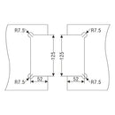 Cerradura De Gancho Para Sistema Plegable O Slider Doble. Acabado Satinado