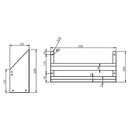 Single Speed Rail. 60Cm X 12.5 Cm X 28 Cm