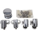 Kit De Herrajes Para Aqua ( Sirven Para Cualquier Medida) (120, 135 150, 165 Y 180 Cm).