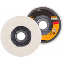 Rueda para pulir de lana de 4 1/2" x 7/8" x 3/8"