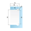 TITUS 1.0  PAR DE BISAGRAS HIDRÁULICAS DE PARED - VIDRIO  Fuerza De Cierre EN3