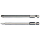 2 Pzas - Puntas Tri-Wing De Destornillador (Nr2, Nr4, L100mm)