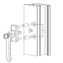 Manilla Multipunto Para Sistema CM75. Acabado Negro. Incluye Cilindro Y Llave.