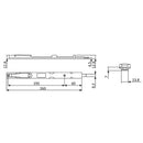 Picaporte Metalico Para Segunda Hoja De Puerta O Ventana Abatible. Funciona En Canal De Sistema Euro