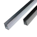 Uchanel alum. 12 mm glass. 3 mts largo.acabado Brillante. (D1G004/ NPB-P1-T5-04-14/NPB-P1-B1-02-01)