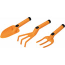 HO-Jgo 3pcs jardin transplantador rastrillo mano cultivador