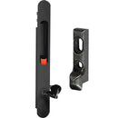 Cierre perimetral manual de tornillo oculto. Funciona con cilindro y llave. Incluye gancho y recibir