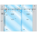 Tope Derecho Para Tubo De 25Mm. Sistema Slider.