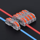 (10 Pzas) Conectores eléctricos de empalme rápido.